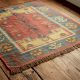 Multicolor Handcrafted Jute Vintage Dhurrie For Home